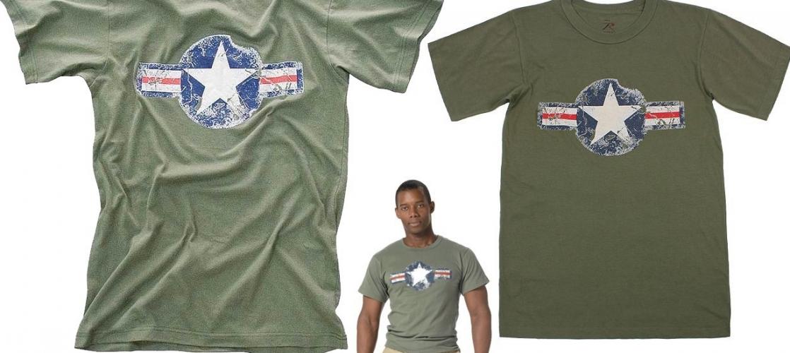 Винтажная футболка ARMY AIR CORP  ― магазин нужных товаров у нас есть все playera.ru Тел 8-495-741-86-12 a7418612@yandex.ru  тнп карнавал праздник отдых спорт дом одежда 