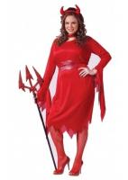 Костюм восхитительной дьяволицы Plus Size
