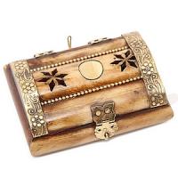 Шкатулка с инкрустацией (кость)  №190