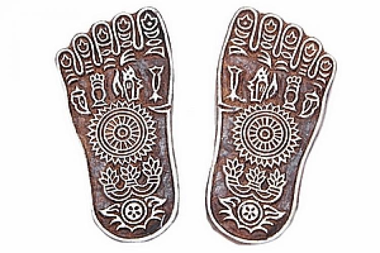 Штамп-печать "Ступня" уп.2шт.Пш10/3