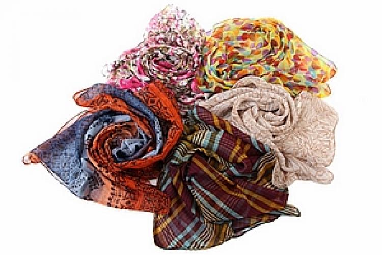 Платки шифон (набор из 5) №138