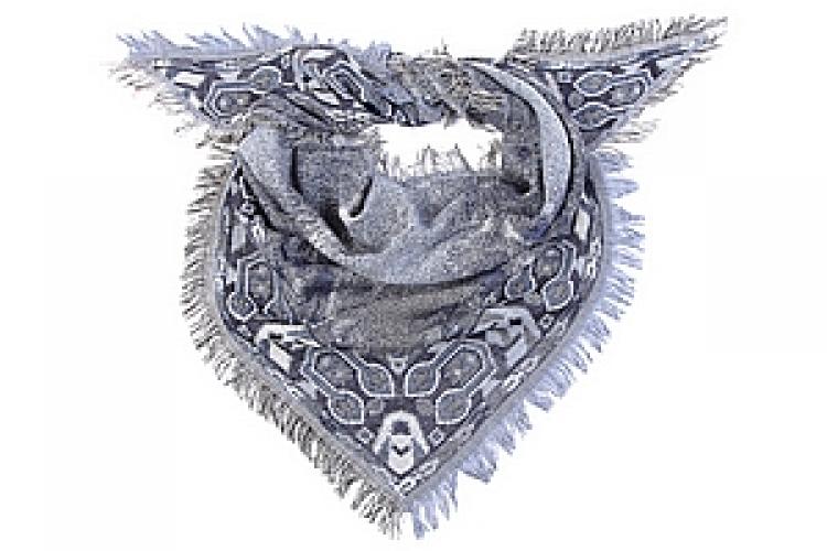 Палантин  шерсть "косынка" №71