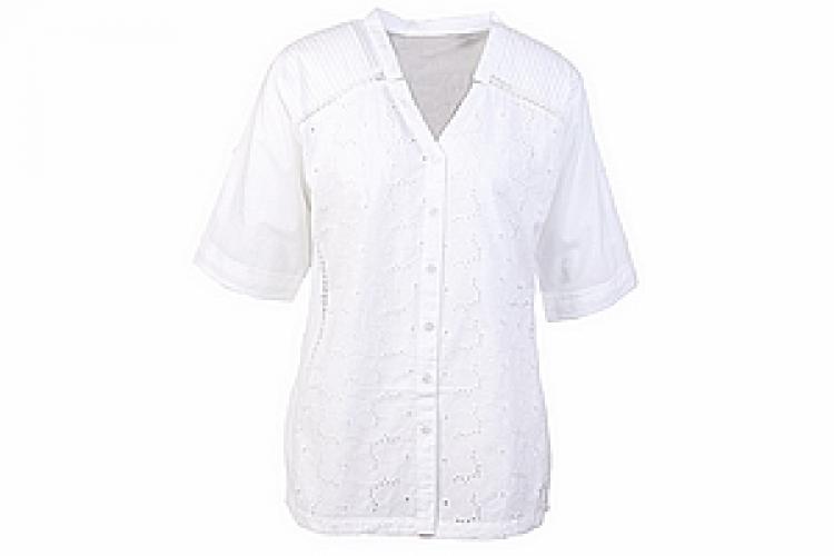 Блузка (хлопок) с кружевом №40