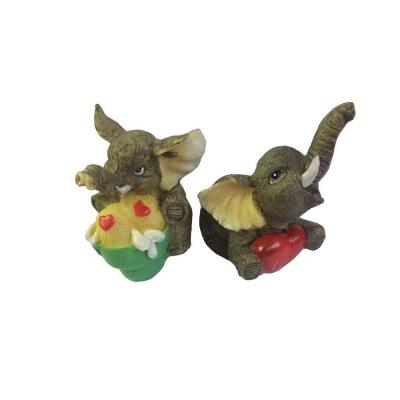  фигурка влебленные слоники вид 1 (пара) 