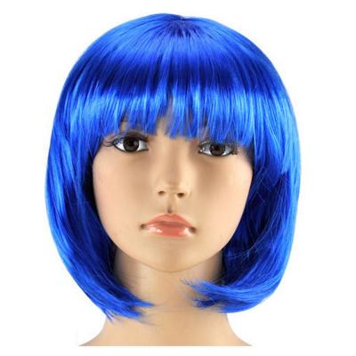  Парик Каре синий 