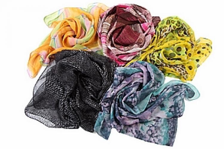 Платки шифон (набор из 5 ) №103