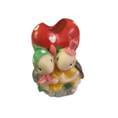  Фигурка влюбленные черепашки 