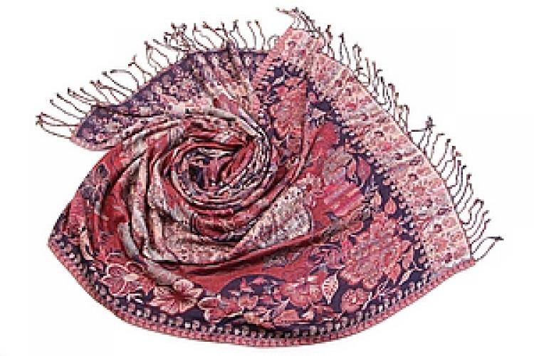 Палантин  двухсторонний вискоза №152