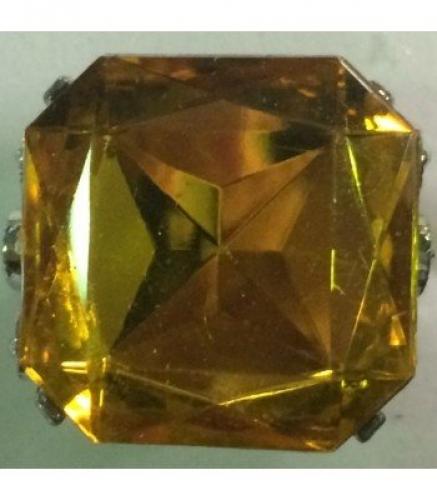 Кольцо в форме фиолетового сердца - купить 