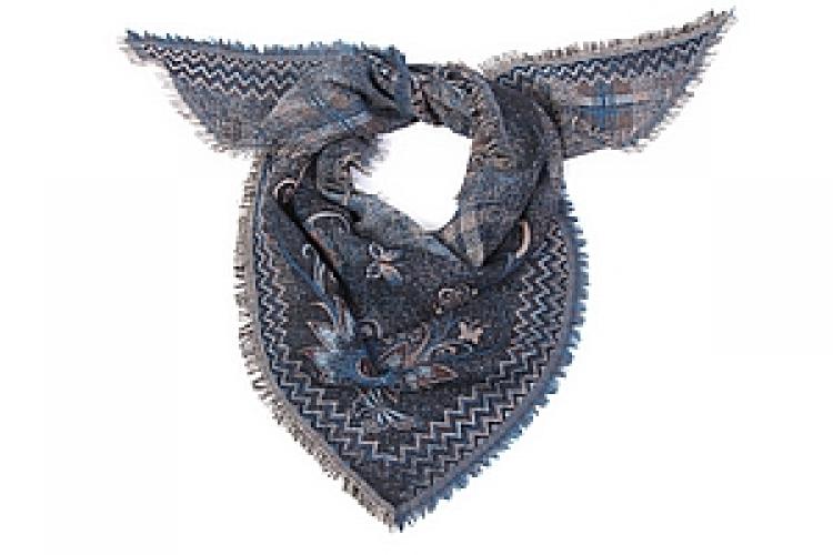 Палантин  шерсть "косынка" №186