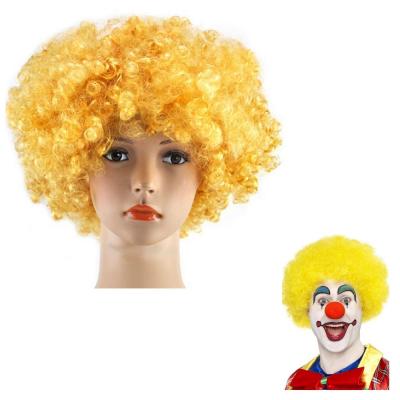  Парик Клоуна (объемные крудряшки 200 грамм) желтый  