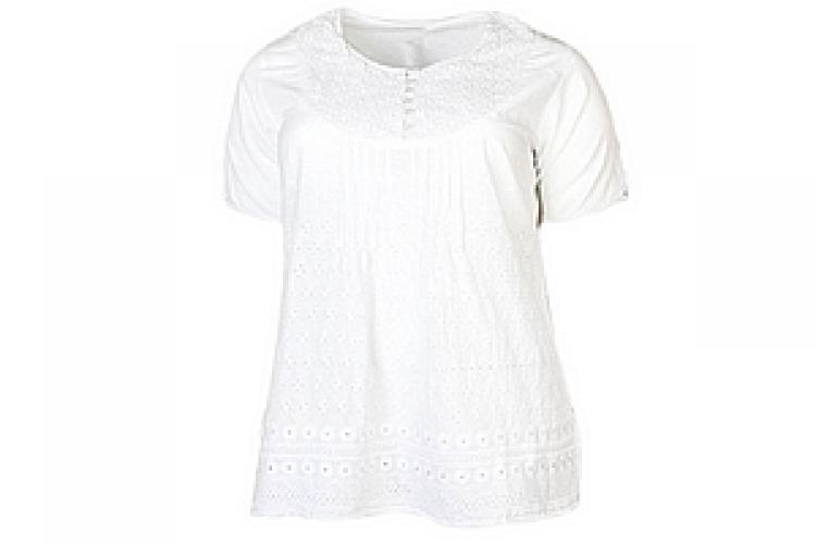 Блузка (хлопок)  с вышивкой №165