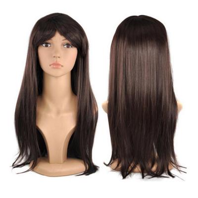  Парик прямые локаны - коричневый 