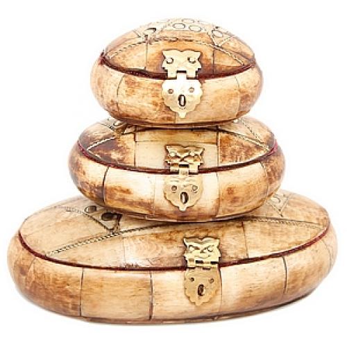 Шкатулка с инкрустацией (кость) №89