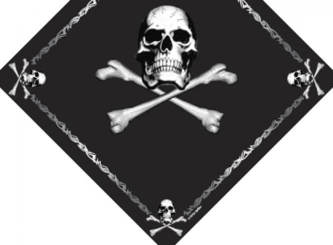 Бандана Веселый Роджер  ― магазин нужных товаров у нас есть все playera.ru Тел 8-495-741-86-12 a7418612@yandex.ru  тнп карнавал праздник отдых спорт дом одежда 