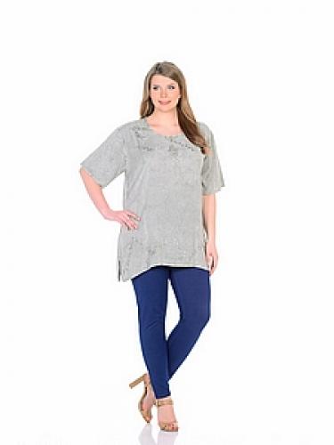 Блузка (вискоза) с вышивкой №109