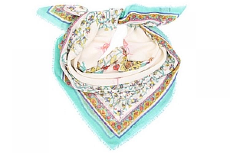 Платок (шерсть 92%+шелк8%) Тк1466/2