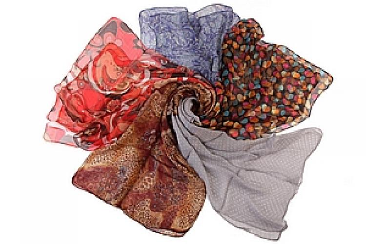 Кашне шифон (набор из 5) №109