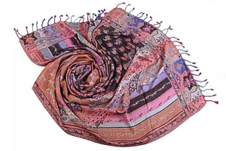 Палантин  двухсторонний вискоза №180