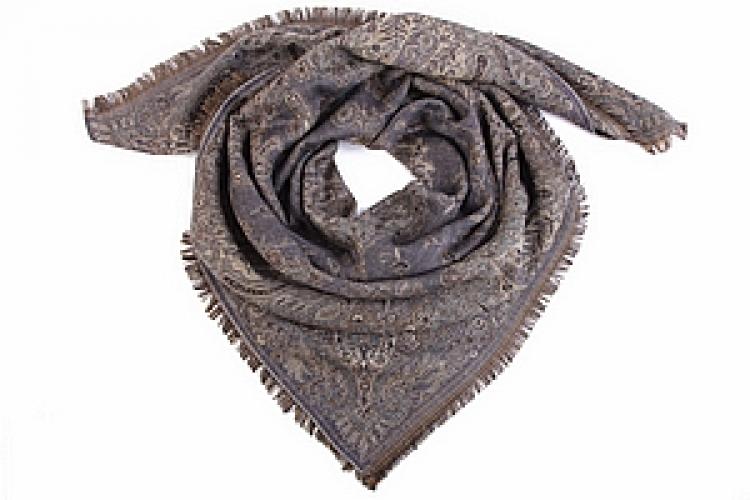 Платок двухсторонний (шерсть 100%) №187