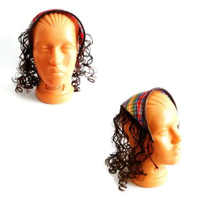  Ободок с косынкой и волосами 