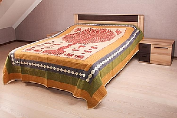 Покрывало с аппликацией ручной работы №101