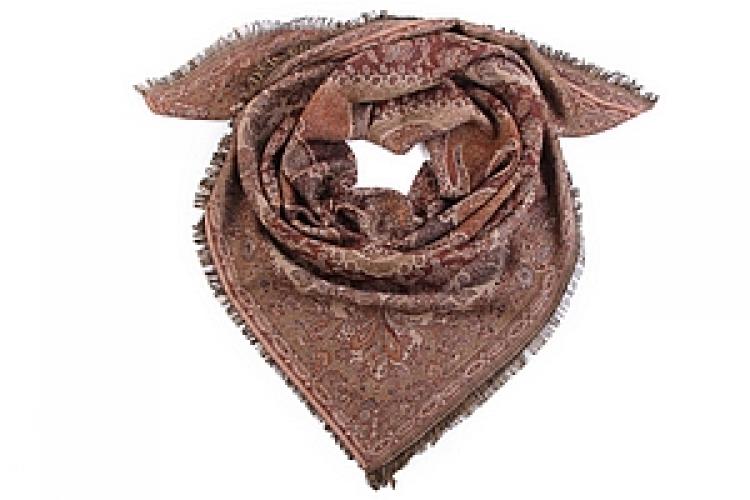 Платок двухсторонний (шерсть 100%) №102