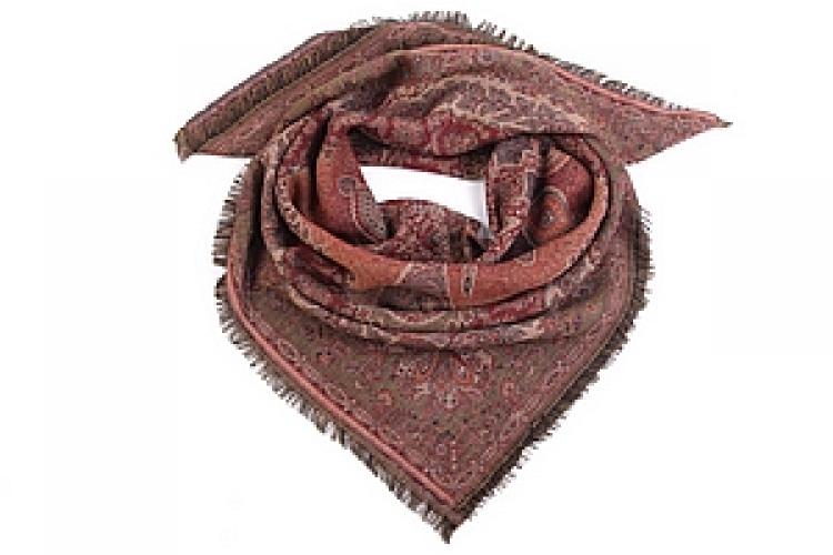 Платок двухсторонний (шерсть 100%) №181