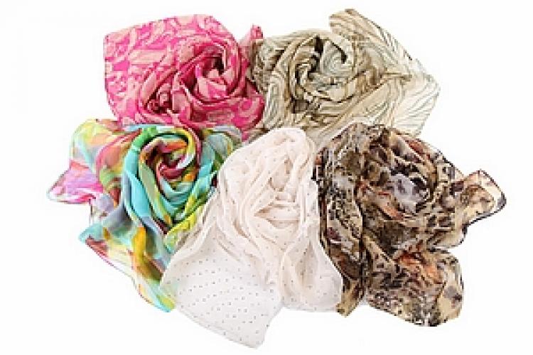 Платки шифон (набор из 5) №118
