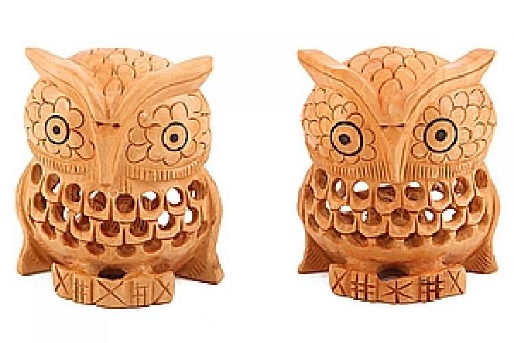 Статуэтка "Сова прорезная" №173