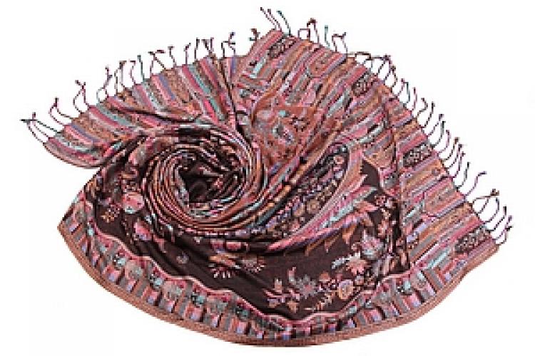 Палантин двухсторонний вискоза №43