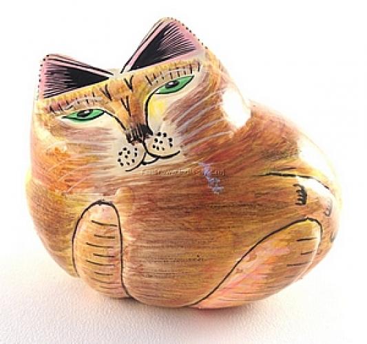 Статуэтка "Кот" папье-маше №73