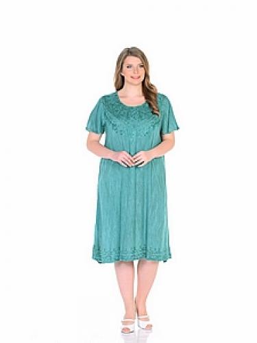 Платье (вискоза) с вышивкой №170