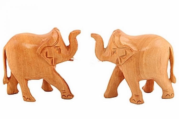 Статуэтка "Слон резной хобот вверх"№184