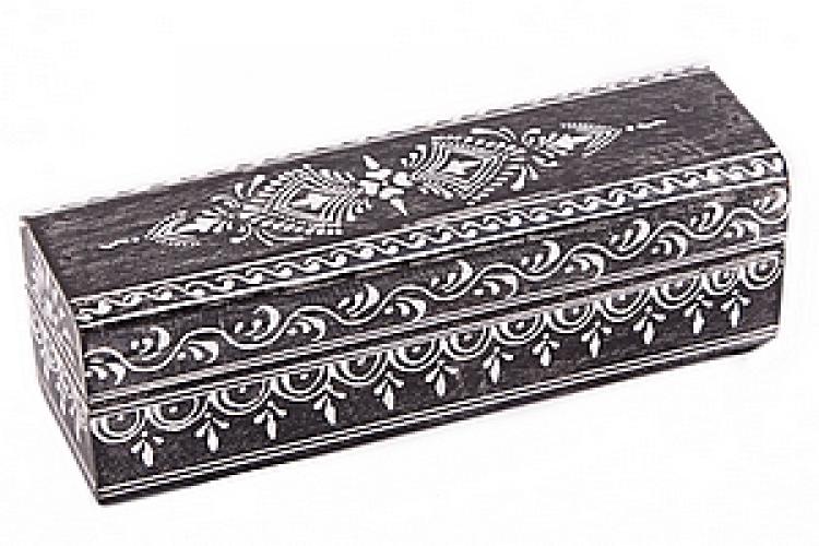 Шкатулка (дерево, роспись)   №55