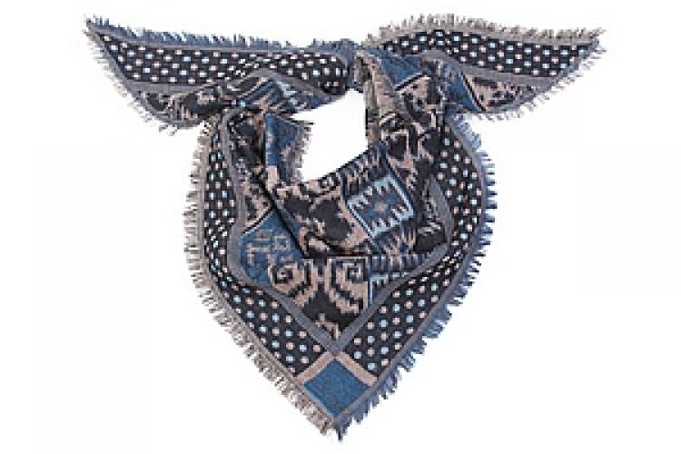 Палантин  шерсть "косынка" №61