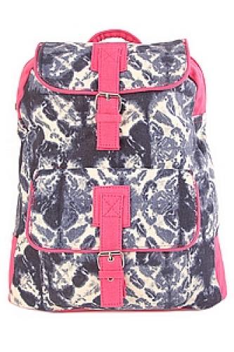 Рюкзак хлопок "1 карман"с декор.отделкой АВ8347/67