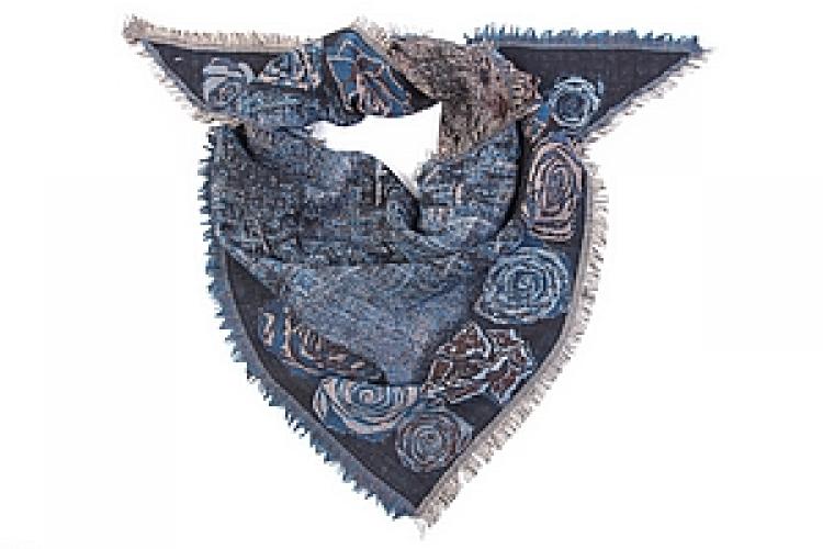 Палантин  шерсть "косынка" №29