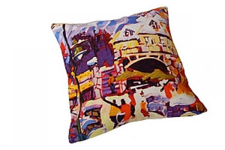 Наволочка "DJ принт" декор. (хлопок) №172