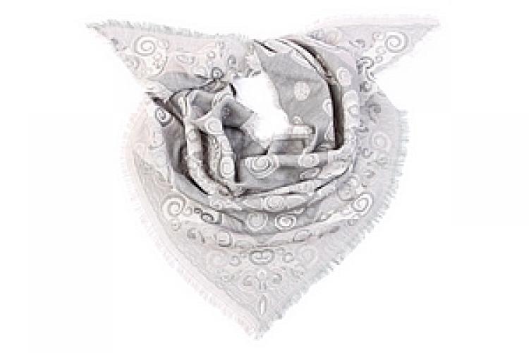 Палантин  шерсть "косынка" №44