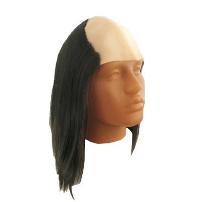 Парик с лысиной-черный 