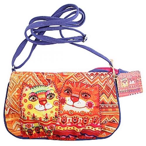 Сумка хлопок с декор. отделкой №106