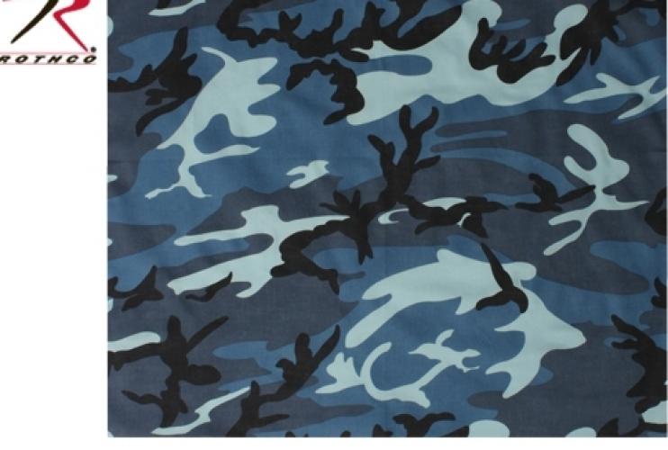 Бандана Голубой камуфляж  ― магазин нужных товаров у нас есть все playera.ru Тел 8-495-741-86-12 a7418612@yandex.ru  тнп карнавал праздник отдых спорт дом одежда 