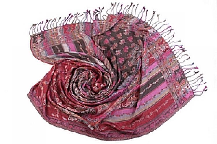 Палантин  двухсторонний вискоза №9