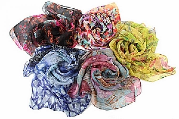 Платки шифон (набор из 5) №62