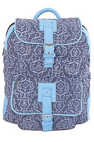 Рюкзак хлопок "1 карман"с декор.отделкой АВ8347/59