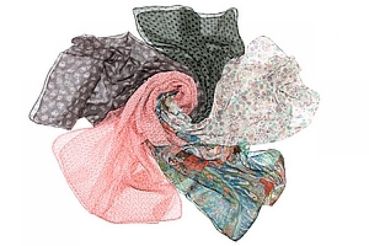 Кашне шифон (набор из 5) №168