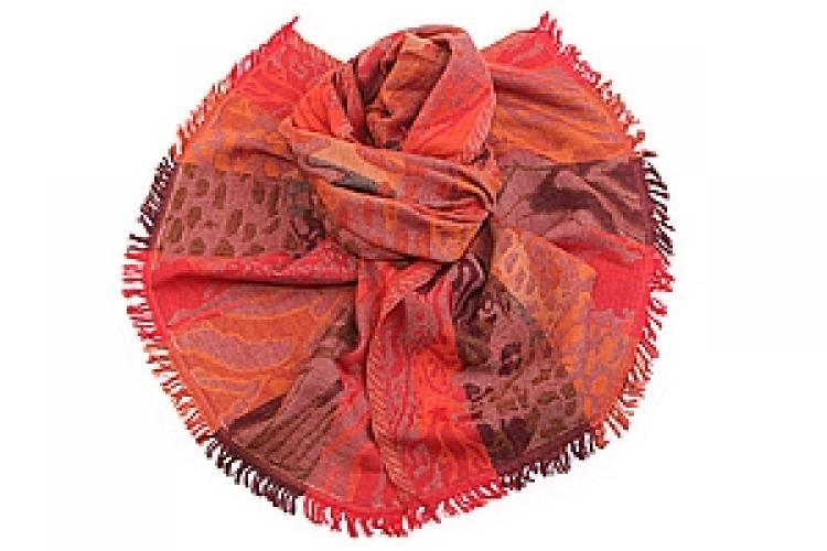 Палантин (шерсть  вареная) №152