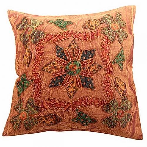 Наволочка с апликацией  "Цветы" №89