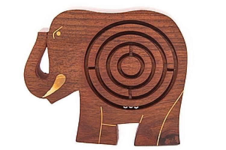 Сувенир-игра "Лабиринт Слон"   №163